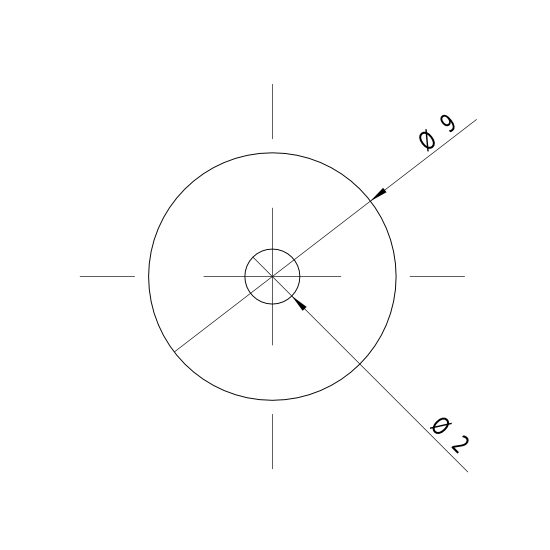 Linienlaser, rot, 635 nm, 60 °, 5 mW, Ø9x21 mm, Laserklasse 1, Fokus einstellbar, Kabellänge 150 mm…