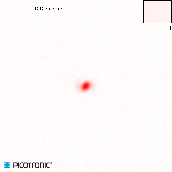 Punktlaser, rot, 635 nm, 3.5 mW, 6 V DC, Ø10x22 mm, Laserklasse 3R, Fokus einstellbar, Kabellänge 1…