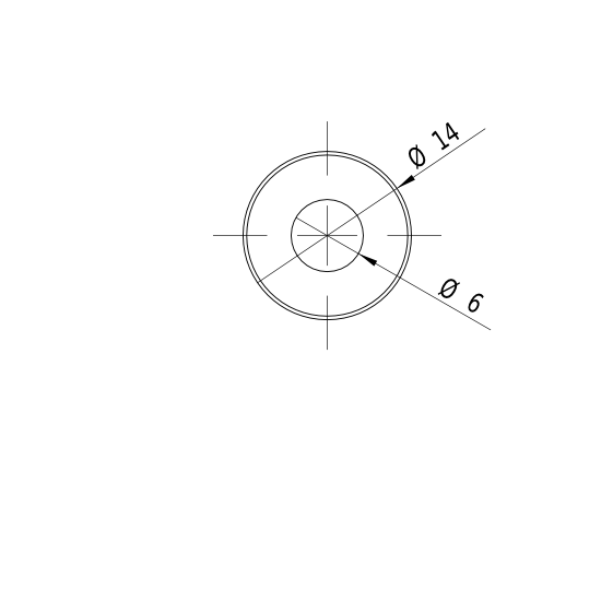 Linienlaser, blau, 450 nm, 30 °, 16 mW, 3 V DC, Ø14x55 mm, Laserklasse 2M, Fokus einstellbar, Kabel…