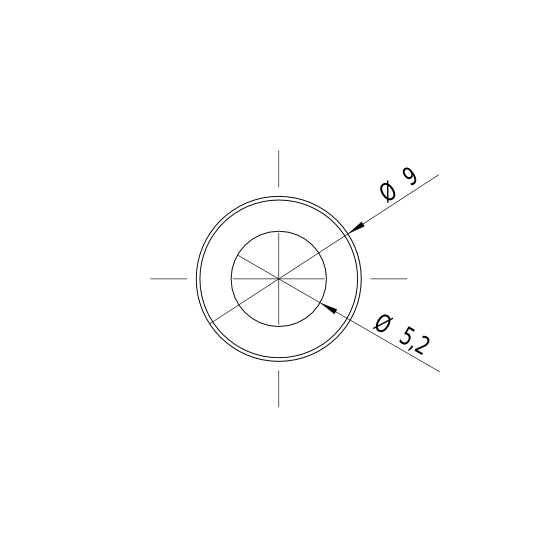 Laserfuchs Laser LFL635-10-3(9x25)4DEG