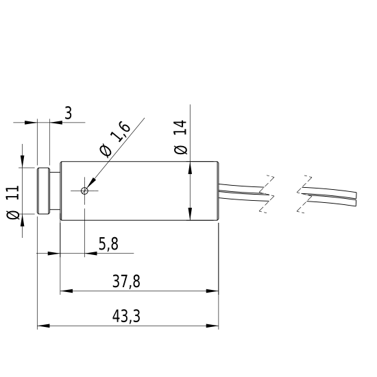 Picotronic Laser DD405-1-3(14x45)