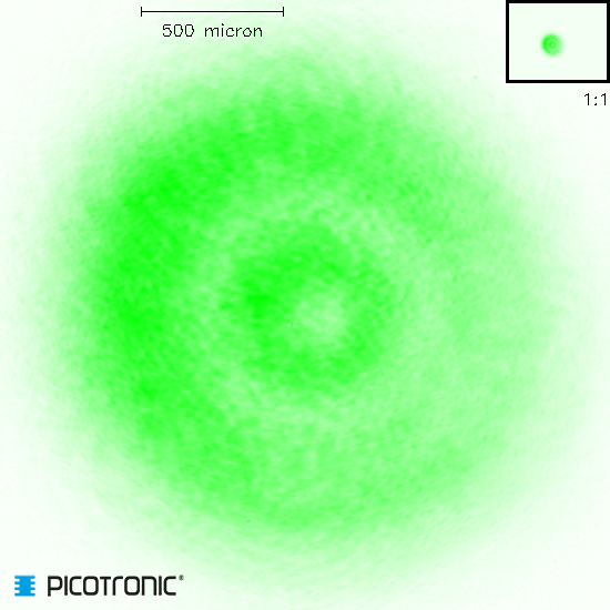 Punktlaser, grün, 532 nm, 5 mW, 3 V DC, Ø16x90 mm, Laserklasse 3R, Fokus kollimiert, Kabellänge 1.4…