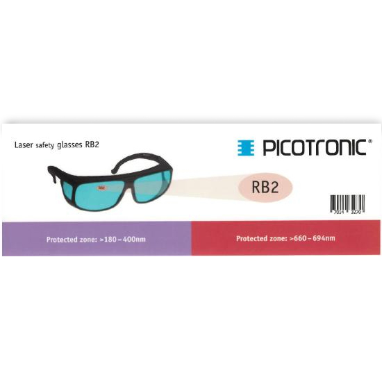 Picotronic Label PROTECTION-GLASSES-LABEL-RB2