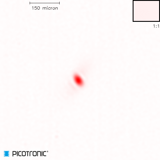 Punktlaser, rot, 635 nm, 1 mW, 3 V DC, Ø12x30.5 mm, Laserklasse 2, Fokus einstellbar, Kabellänge 90…