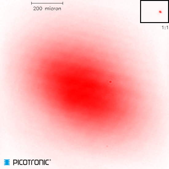 Punktlaser, rot, 650 nm, 1 mW, 3 V DC, Ø4x20 mm, Laserklasse 2, Fokus fixed (4.0m), Kabellänge 80 mm