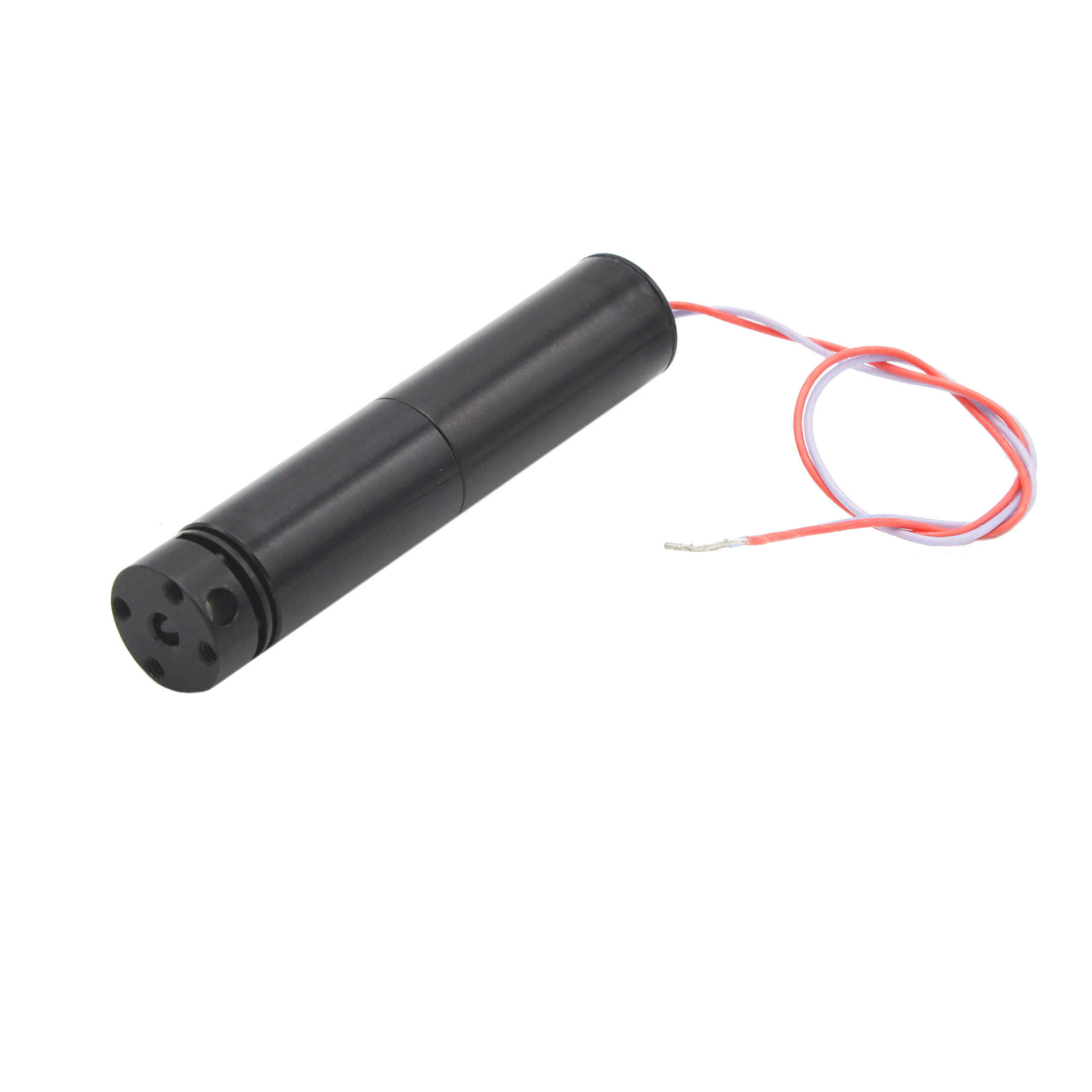 Line laser, green, 532 nm, 90 °, 5 mW, 3 V DC, Ø12x60 mm, Laser Class 1, Focus fixed (3000mm), Cabl…