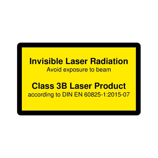 Picotronic LABEL-DIN-CLASS3B-IR-EN