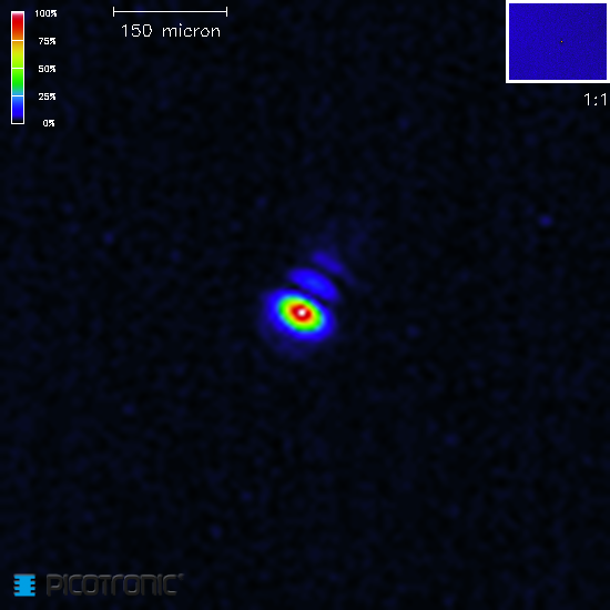 Punktlaser, rot, 650 nm, 1 mW, 3 V DC, Ø6x17 mm, Laserklasse 2, Fokus einstellbar, Kabellänge 70 mm