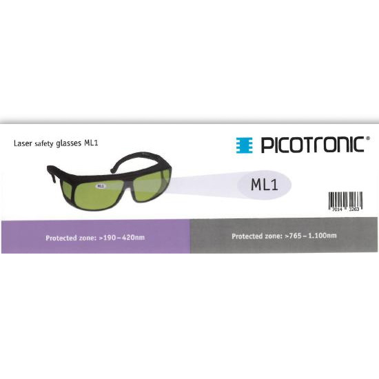 Picotronic Label PROTECTION-GLASSES-LABEL-ML1