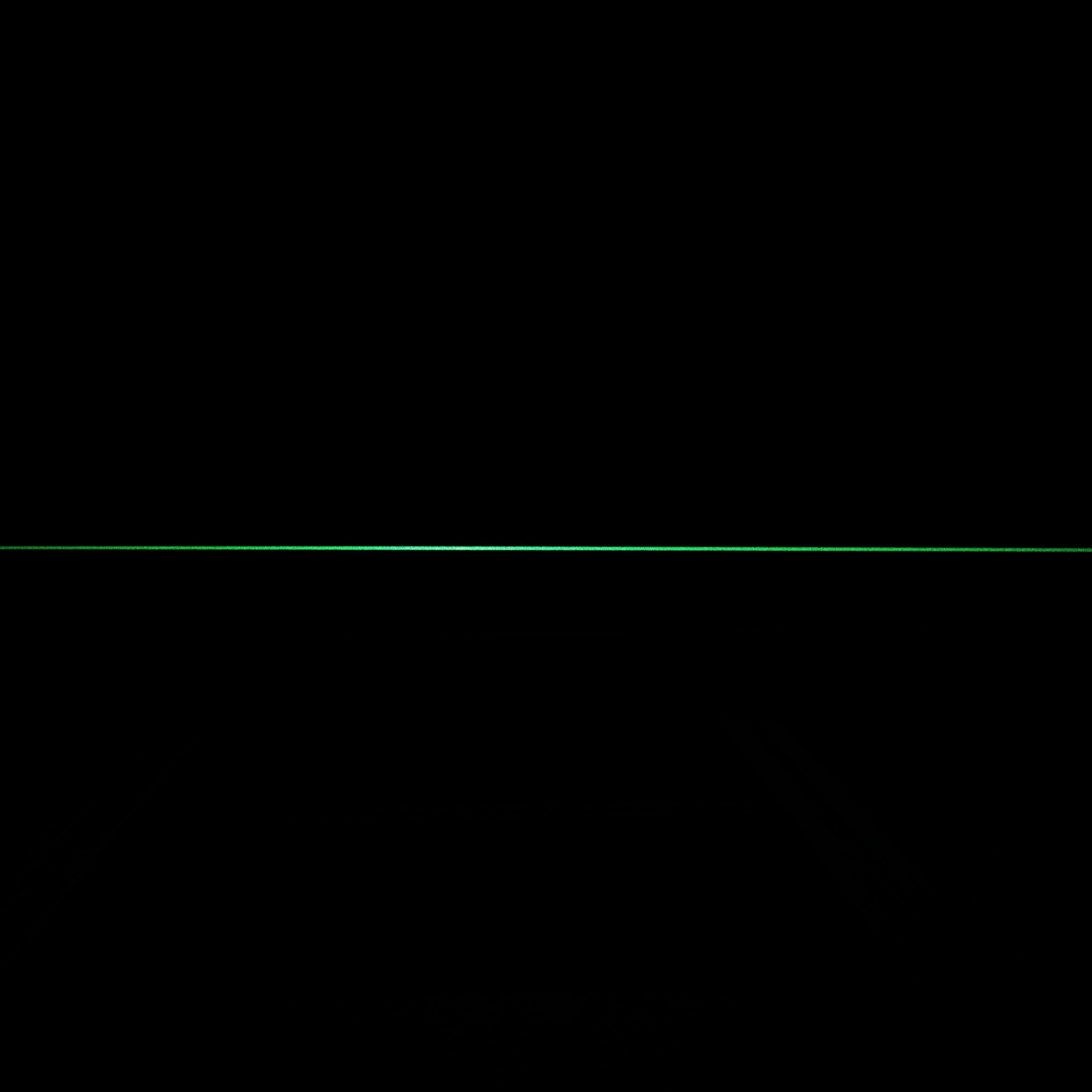 Line laser, green, 520 nm, 90 °, 5 mW, Ø19x86 mm, Laser Class 1, Focus fixed (1000mm)