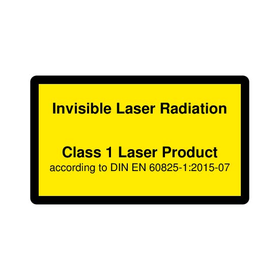 Picotronic LABEL-DIN-CLASS1-IR-EN