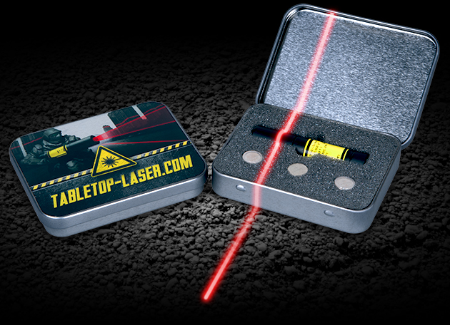 tabletop-laser stabile metalldose