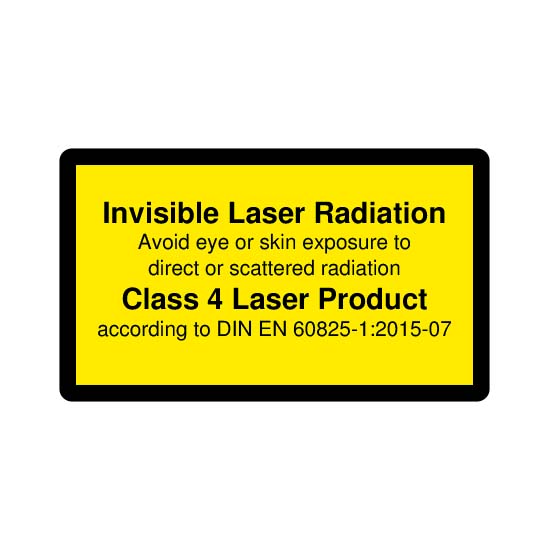 Picotronic LABEL-DIN-CLASS4-IR-EN