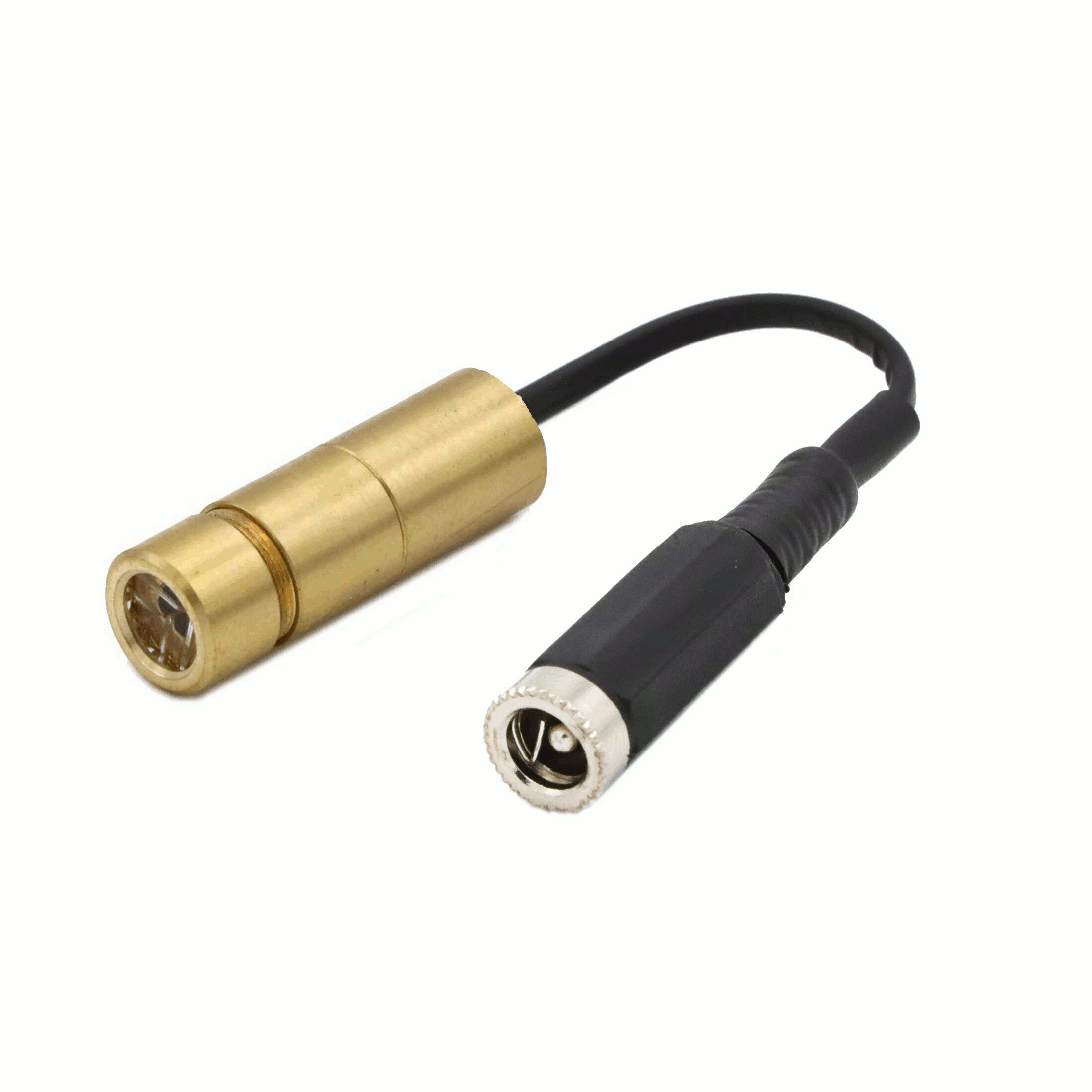 Linienlaser, rot, 650 nm, 60 °, 5 mW, Ø9x21 mm, Laserklasse 1, Fokus einstellbar, Kabellänge 140 mm…