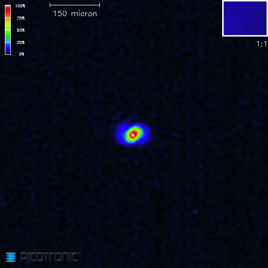 Punktlaser, rot, 635 nm, 3.5 mW, 6 V DC, Ø10x22 mm, Laserklasse 3R, Fokus einstellbar, Kabellänge 1…